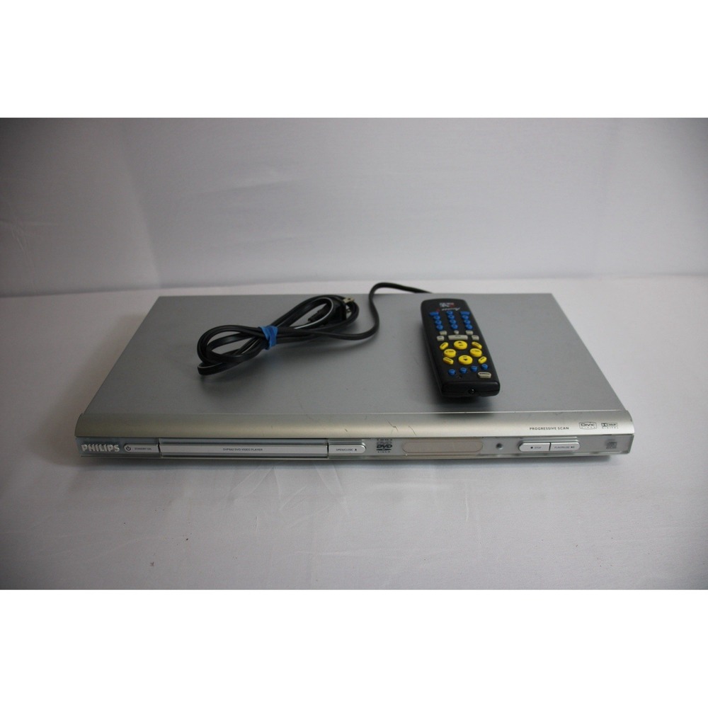 Philips DVP642 DVD Player with its remote control